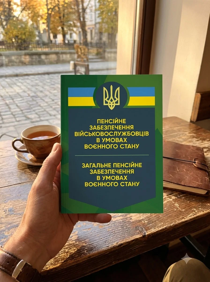 Пенсійне забезпечення військовослужбовців в умовах воєнного стану, обкладинка