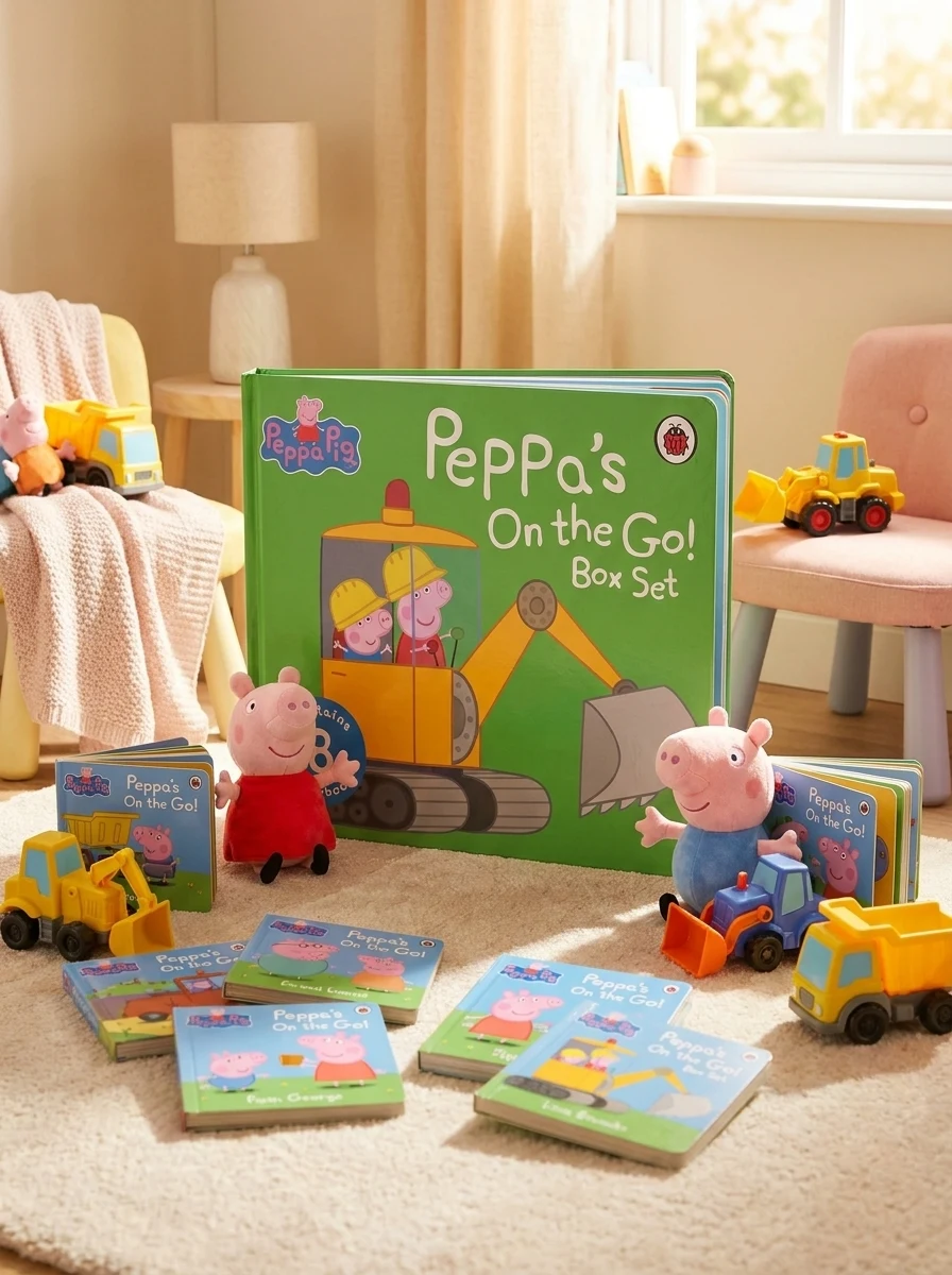Peppa on the Go! 8 board book slipcase set — Дитяча література