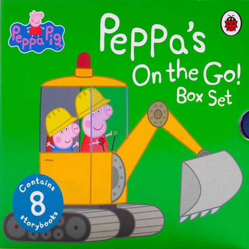 Peppa on the Go! 8 board book slipcase set,