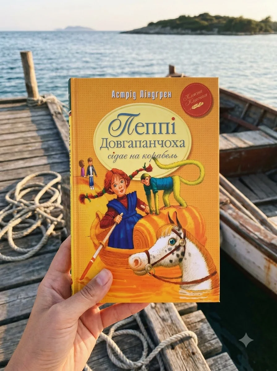 Пеппі Довгапанчоха сідає на корабель — фото 2
