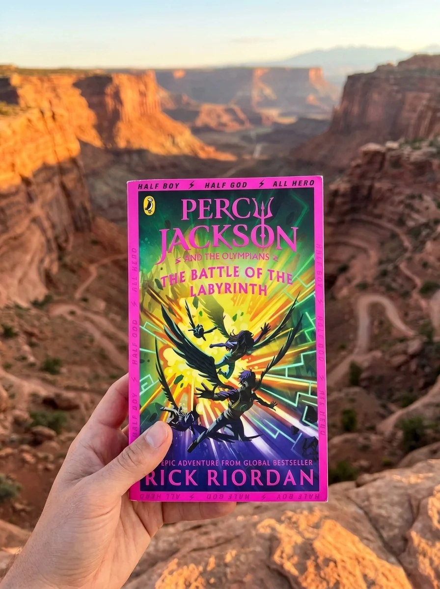 Percy Jackson and the Battle of the Labyrinth — Ріордан Рік, обкладинка
