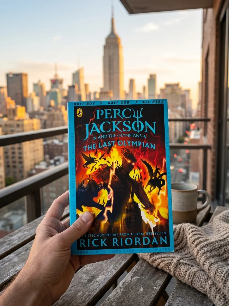 Percy Jackson and the Last Olympian — Ріордан Рік, обкладинка