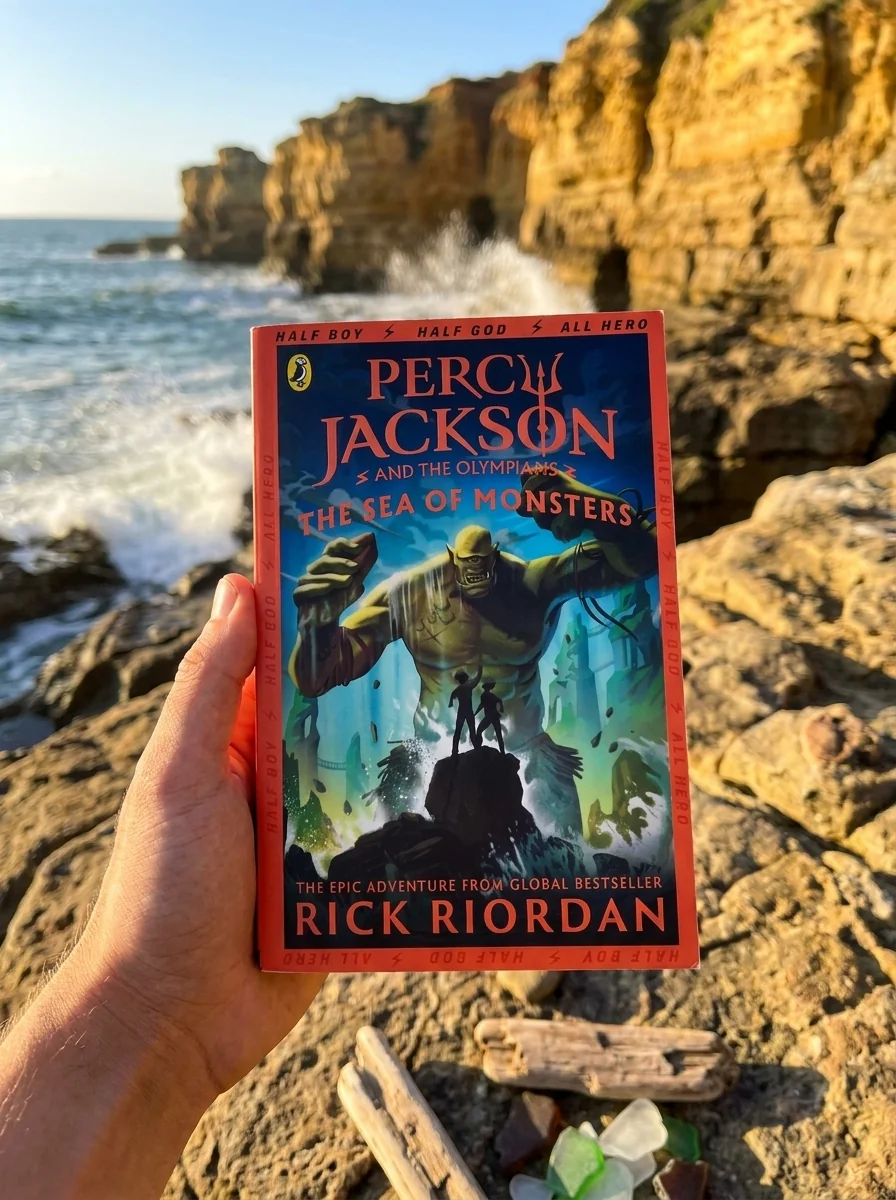 Percy Jackson and the Sea of Monsters — Ріордан Рік, обкладинка
