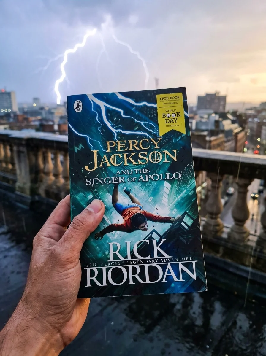 Percy Jackson and the Singer of Apollo — Рік Ріордан, обкладинка