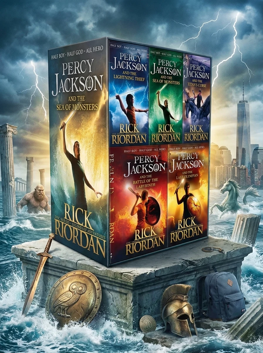 Percy Jackson Complete Collection (5 Books Slipcase)