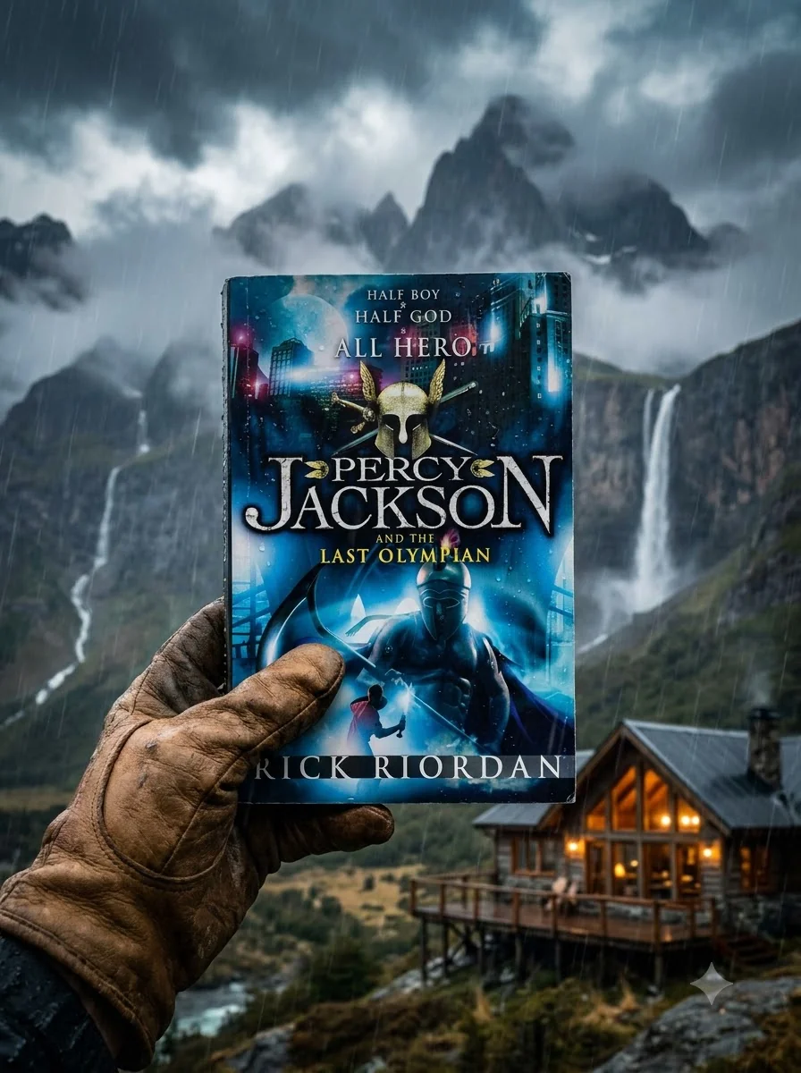 Percy Jackson. Percy Jackson and the Last Olympian. Book 5 — Рік Ріордан, обкладинка