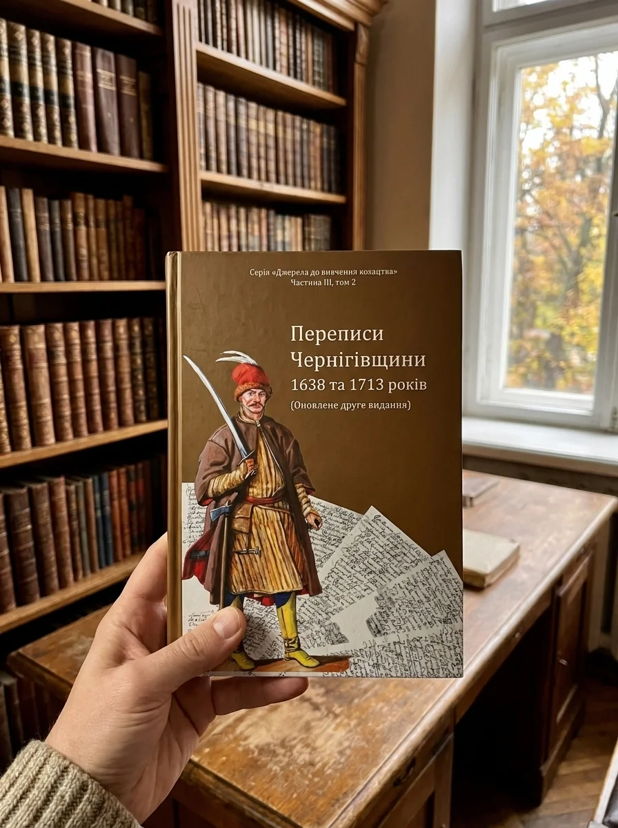 Переписи Чернігівщини 1638 та 1713 років (Оновлене друге видання), обкладинка