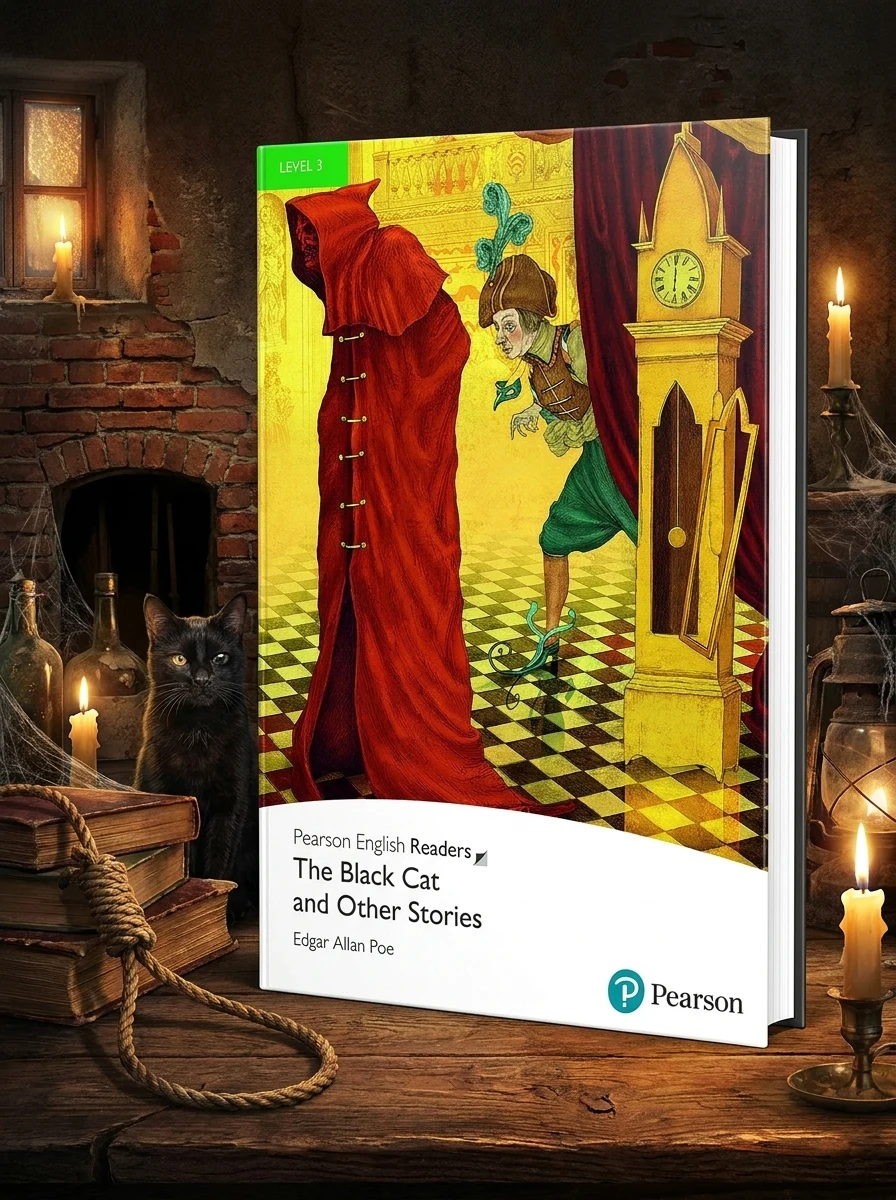 PERL3: The Black Cat And Other Stories Book with eBook and audio