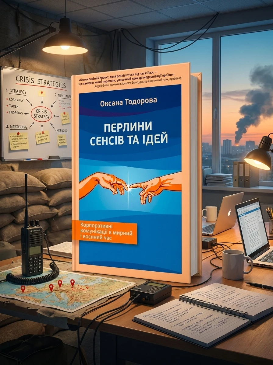 Перлини сенсів та ідей. Корпоративні комунікації в мирний і воєнний час" — Бізнес та саморозвиток