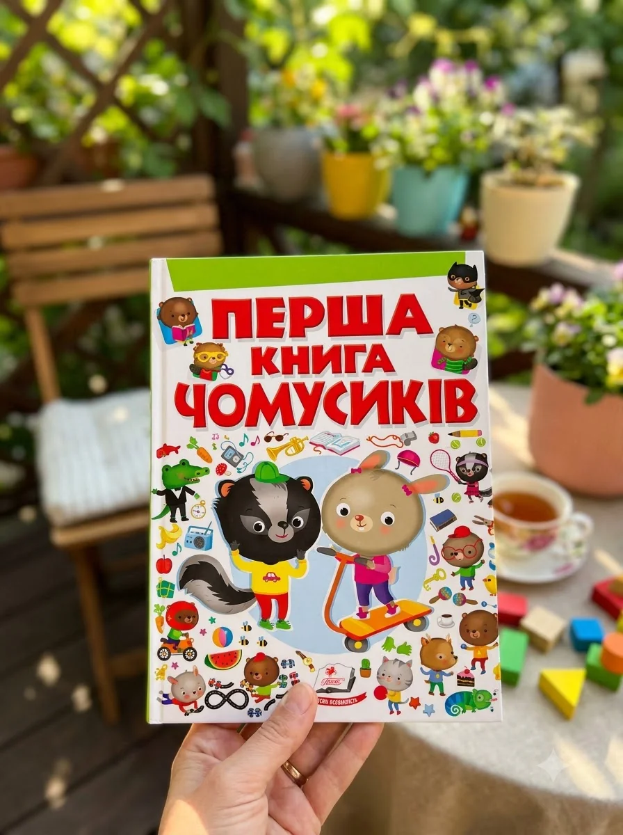 Перша книга чомусиків — Барзотті Елеонора, обкладинка