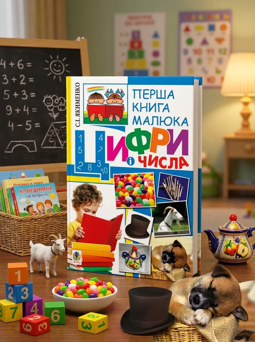 Перша книга малюка. Частина 2. Цифри і числа — Дитяча література