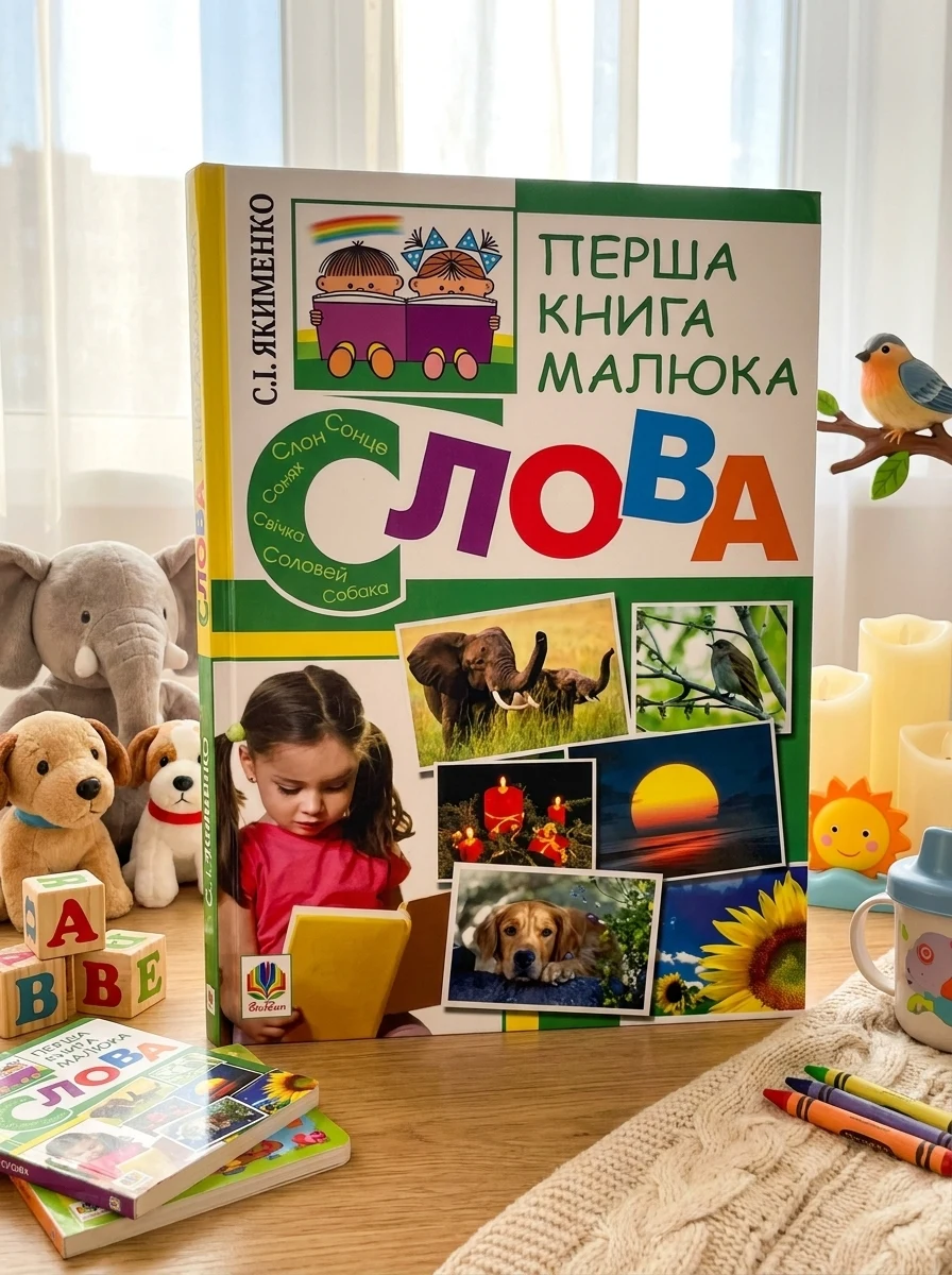 Перша книга малюка. Частина 3. Слова — Дитяча література