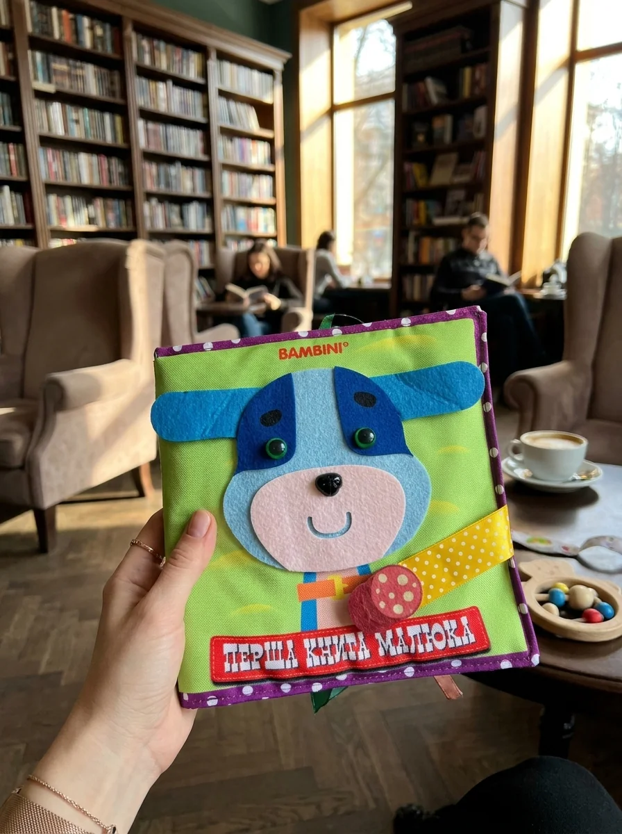 Перша книга малюка «Цуценя» — Євген Павлович, обкладинка