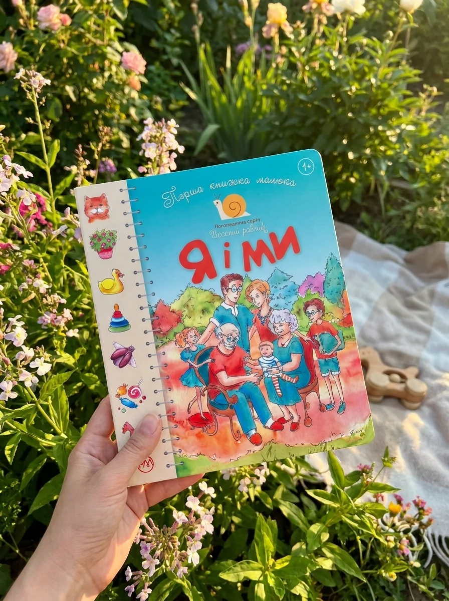 Перша книжка малюка. Я і ми — Олена Черешня, обкладинка