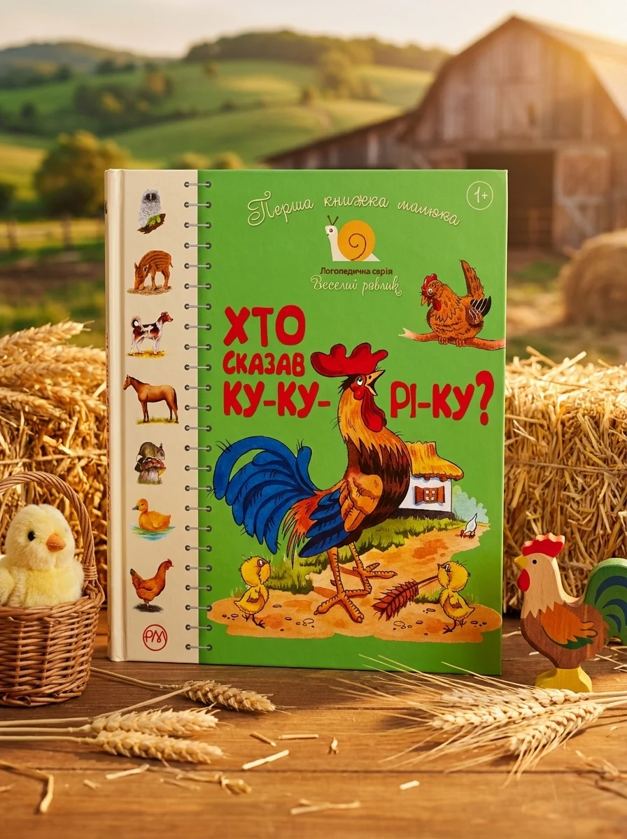 Перша книжка малюка. Хто сказав ку-ку-рі-ку? — Дитяча література