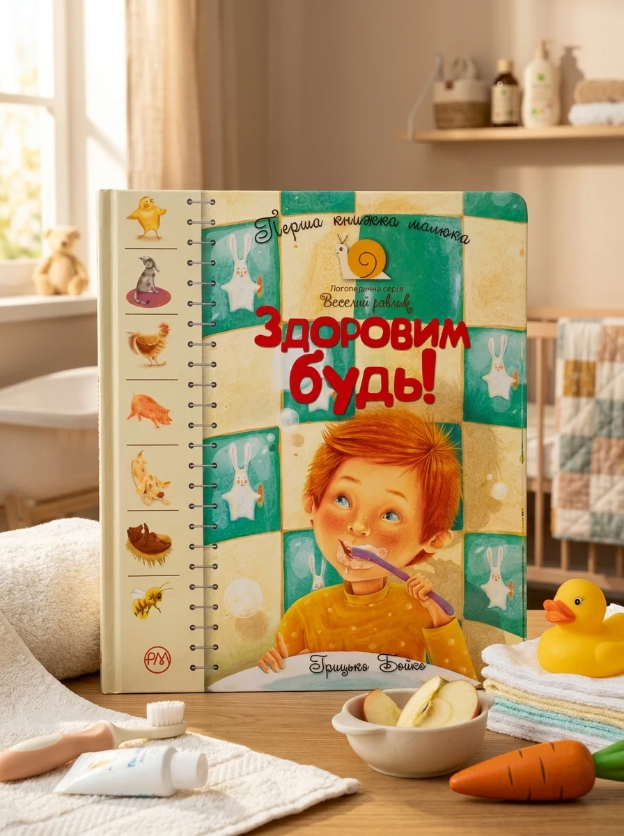 Перша книжка малюка. Здоровим будь! — Дитяча література