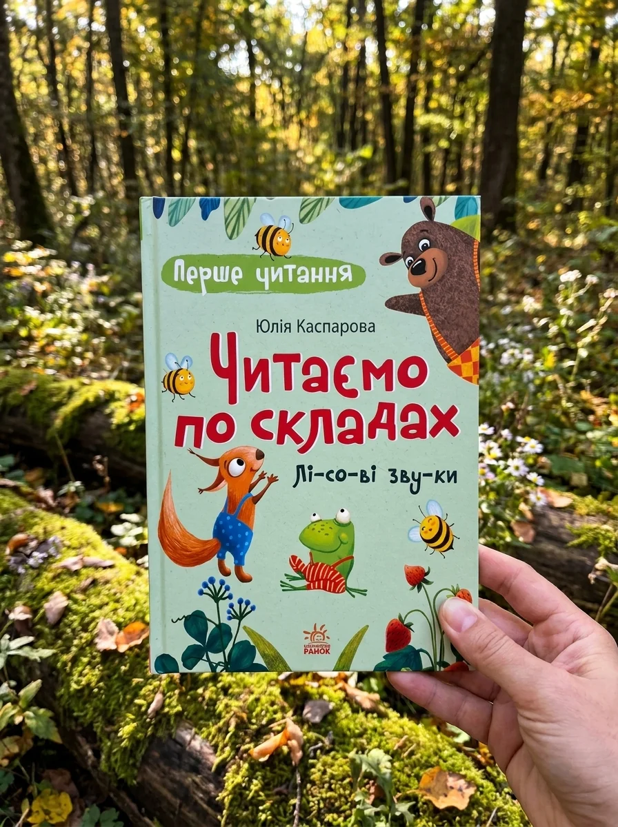 Перше читання. Читаємо по складах. Лісові звуки — Вивчення мов