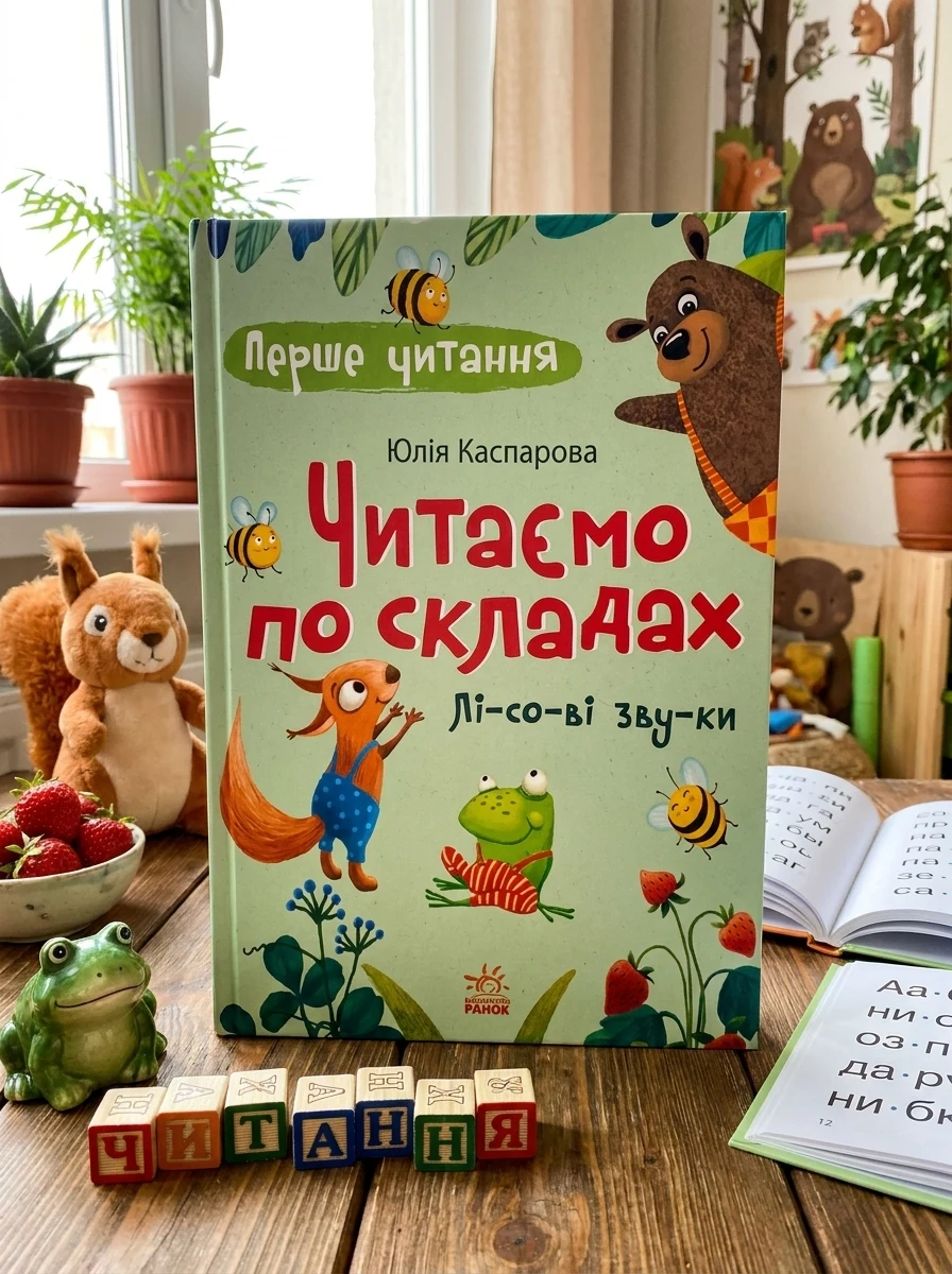 Перше читання. Читаємо по складах. Лісові звуки — фото 2