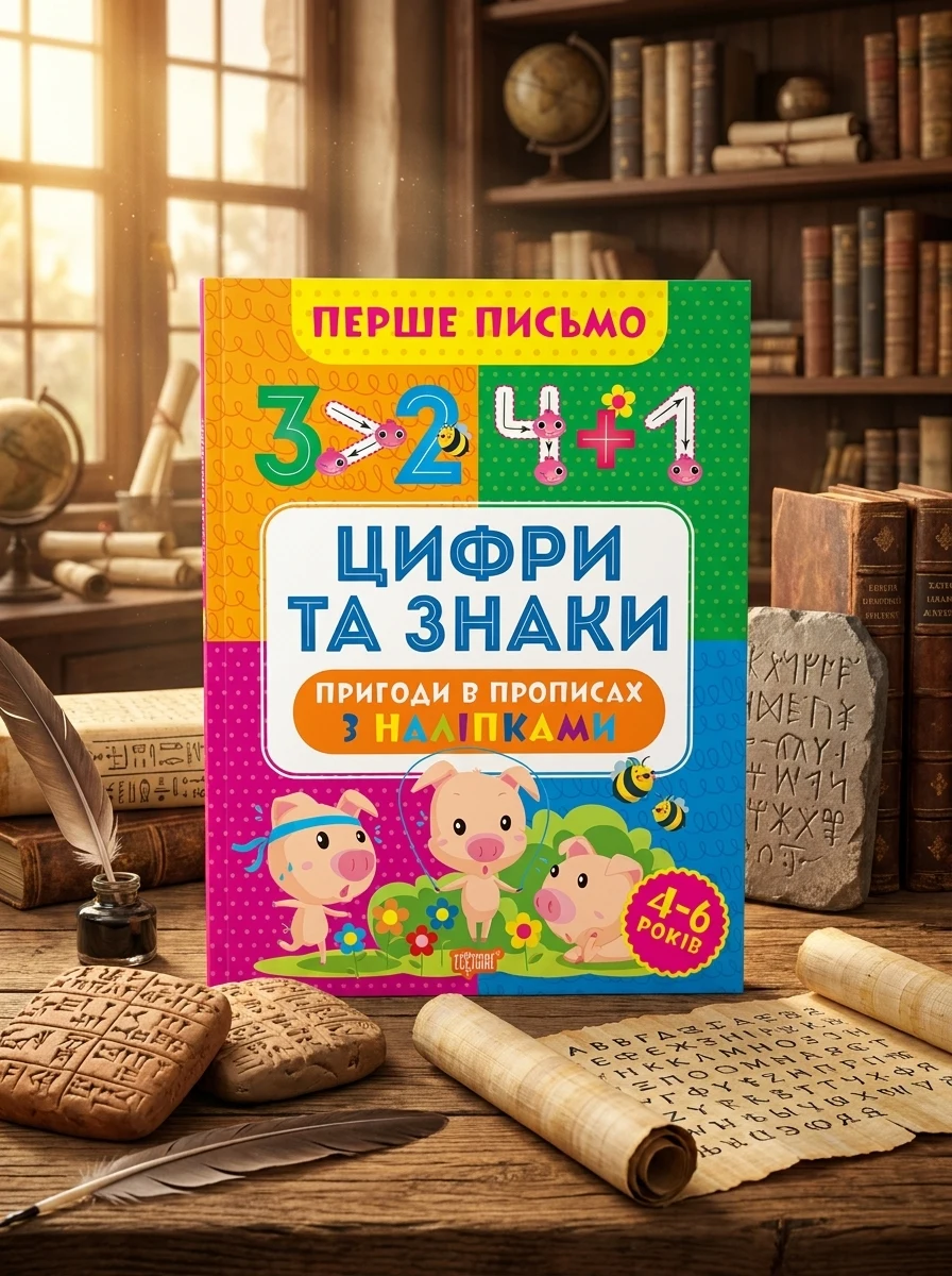 Перше письмо. Цифри та знаки — фото 2