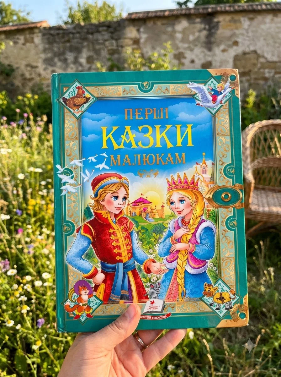 Перші казки малюкам — Дзюбак В., обкладинка