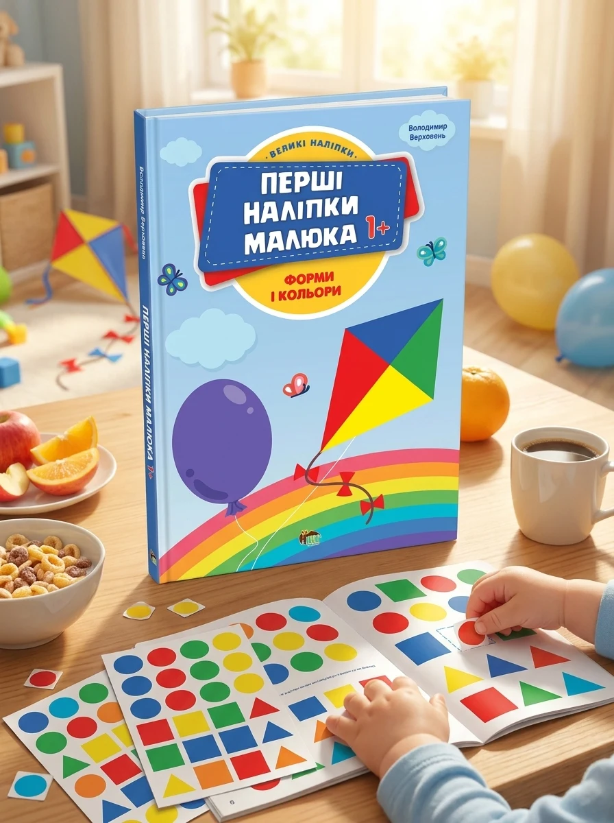 Перші наліпки для малят. Форми і кольори — фото 2
