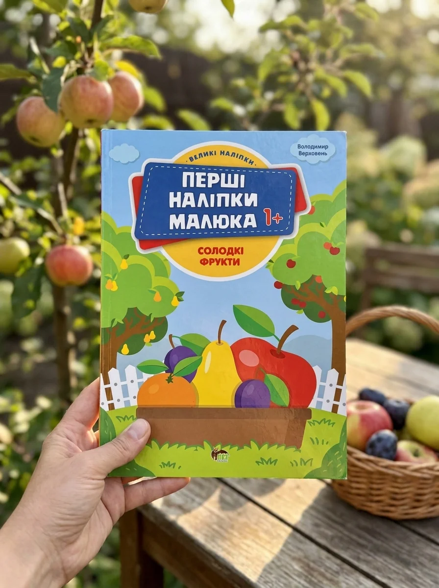 Перші наліпки для малят. Солодкі фрукти — Дитяча література