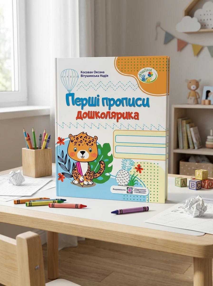 Перші прописи дошколярика. Зошит для підготовки руки до письма для дітей 5–6 років