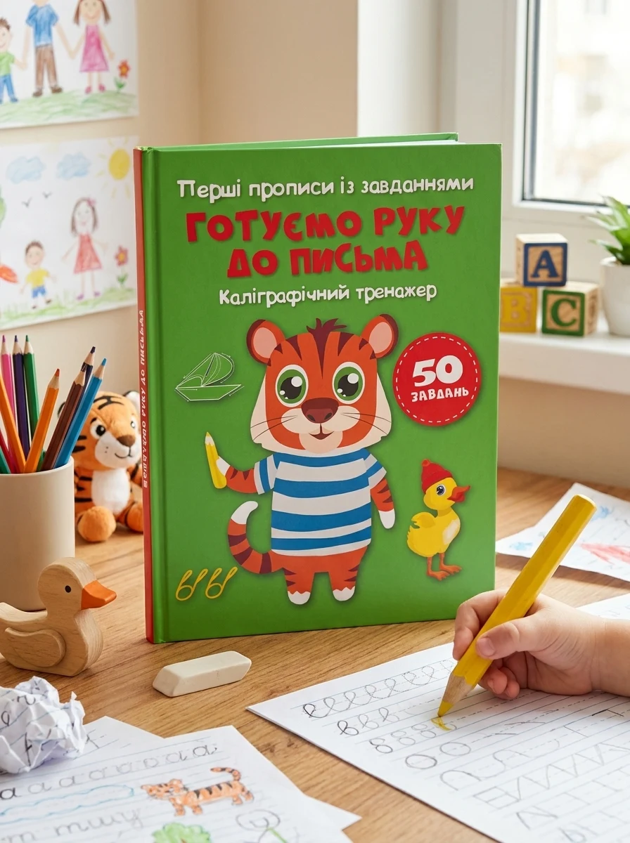 Перші прописи із завданнями. Готуємо руку до письма. Каліграфічний тренажер, — Дім, сім'я, релігія