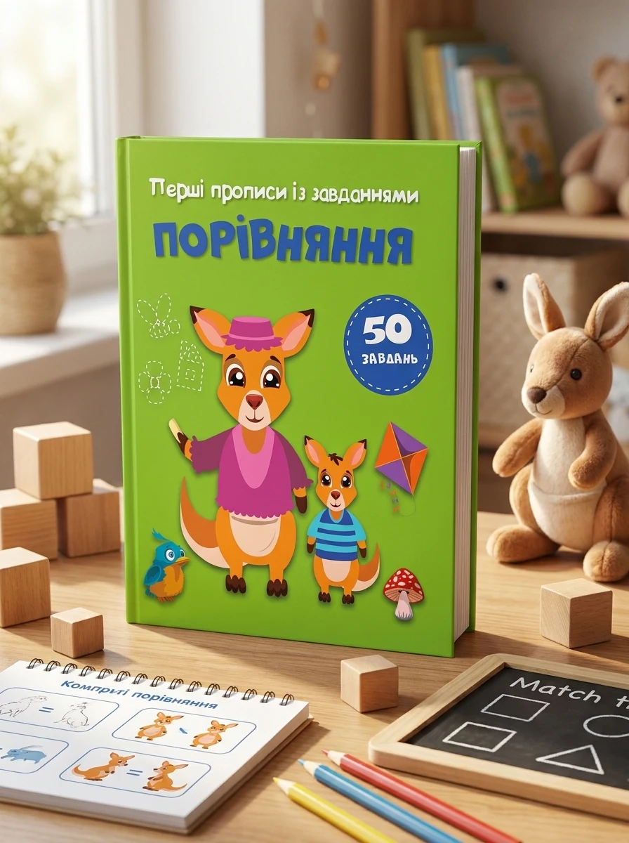 Перші прописи із завданнями. Порівняння, — Вивчення мов