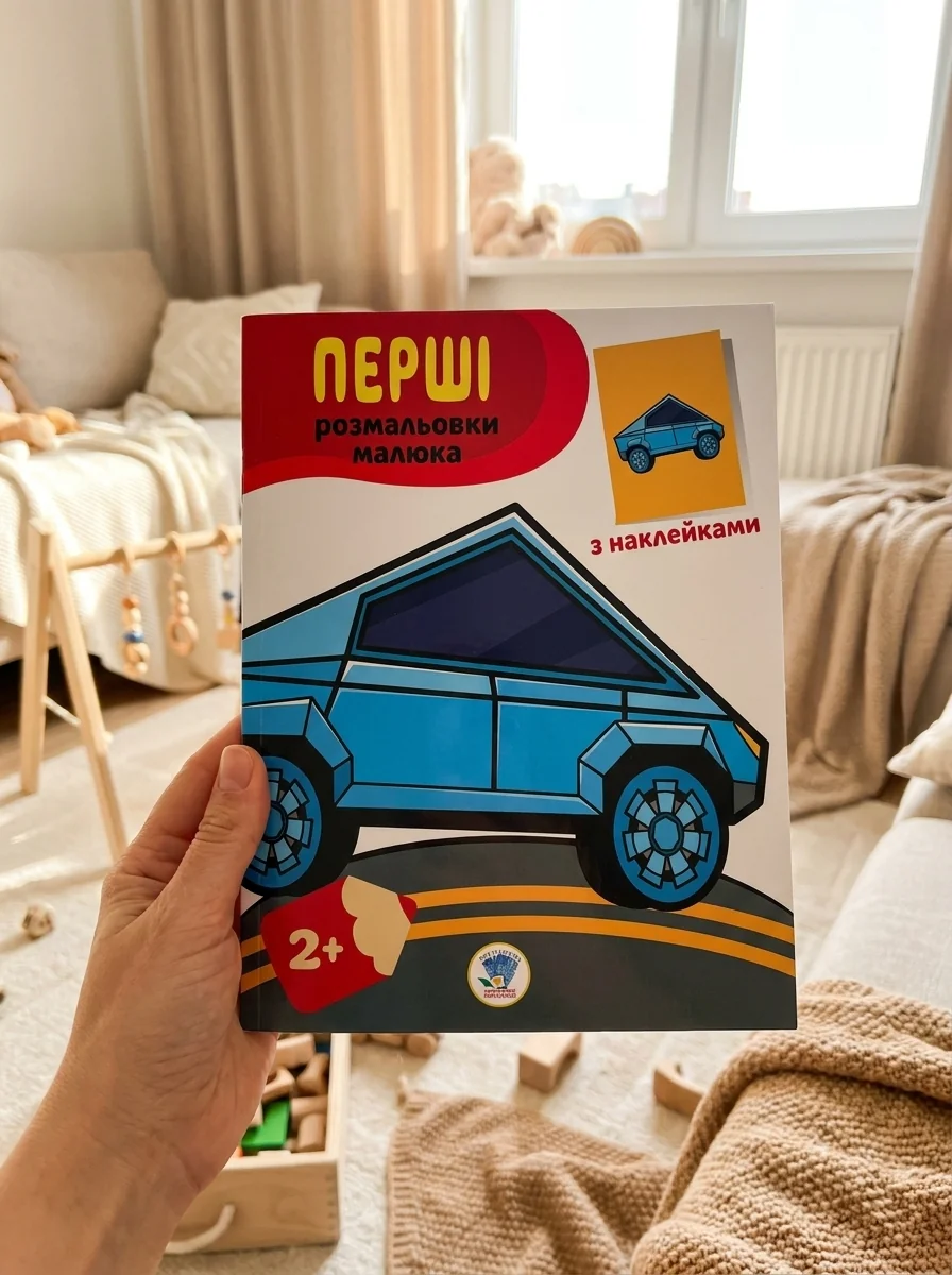 Перші розмальовки малюка. Тачки — Дитяча література