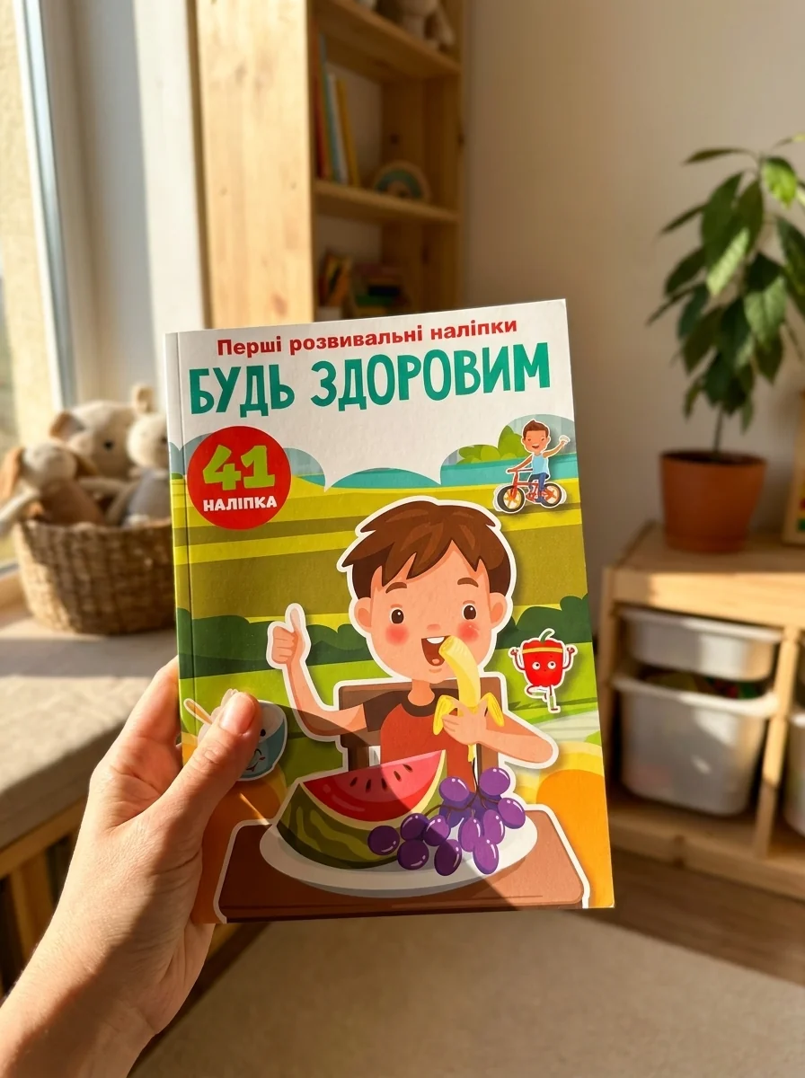 Перші розвивальні наліпки. Будь здоровим. 41 наліпка — Дитяча література