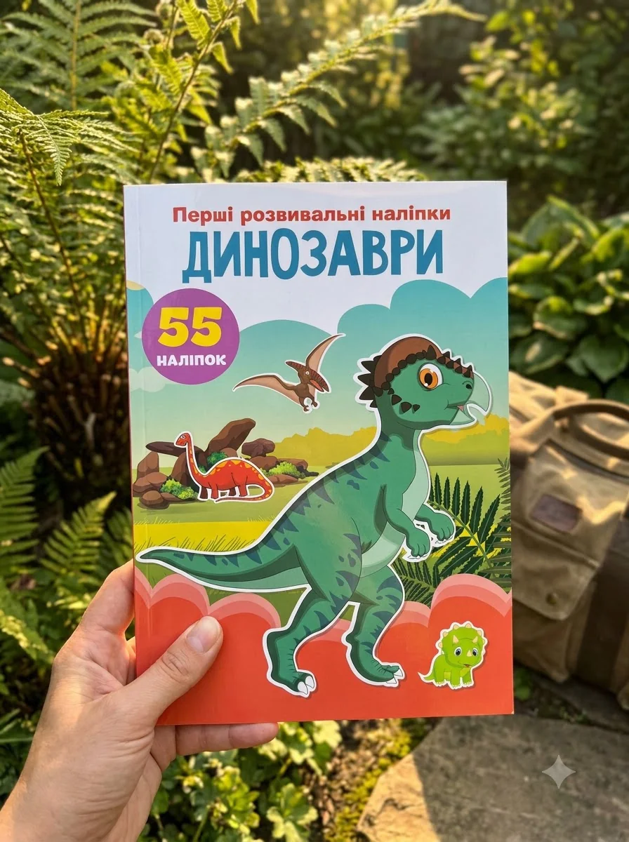 Перші розвивальні наліпки. Динозаври. 55 наліпок — Дім, сім'я, релігія