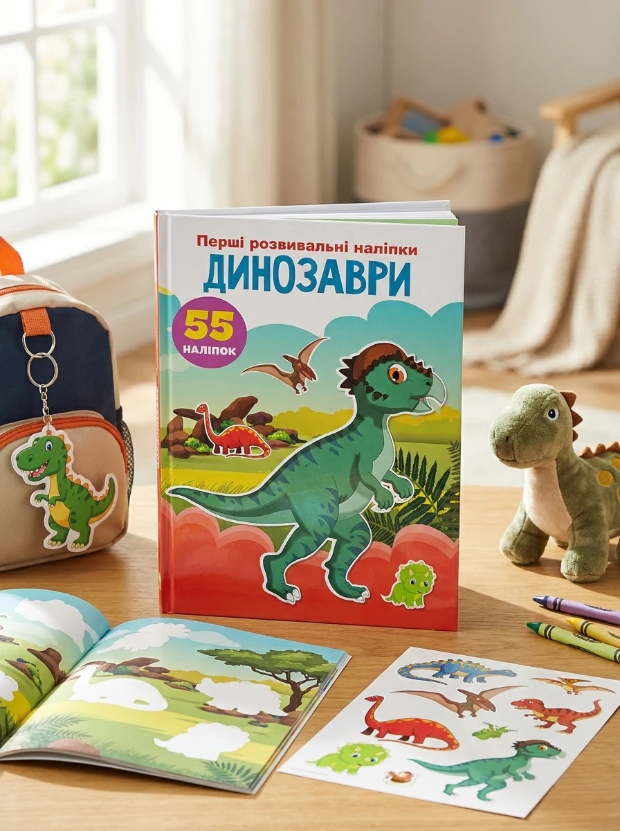 Перші розвивальні наліпки. Динозаври. 55 наліпок, — Дім, сім'я, релігія