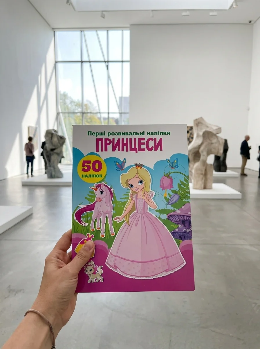 Перші розвивальні наліпки. Принцеси. 50 наліпок — Дитяча література