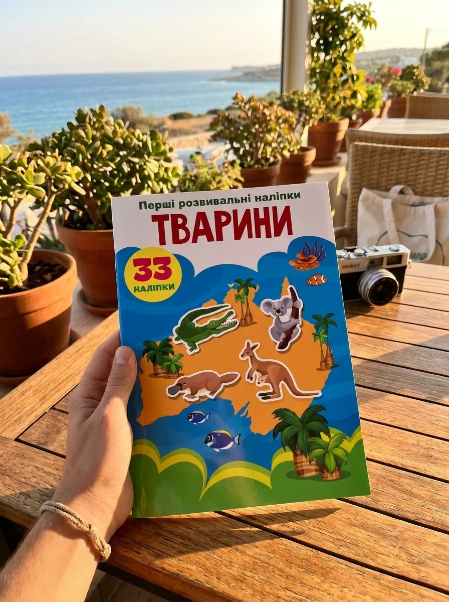 Перші розвивальні наліпки. Тварини. 33 наліпки — Дитяча література