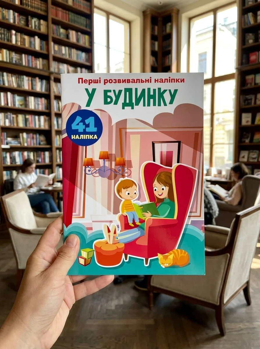 Перші розвивальні наліпки. У будинку. 41 наліпок — Дитяча література