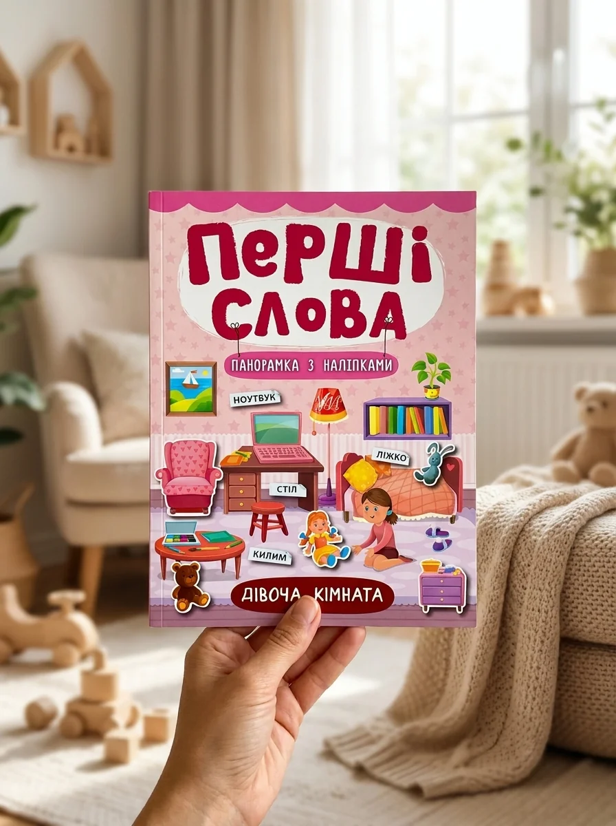 Перші слова. Дівоча кімната. Панорамка з наліпками — фото 2