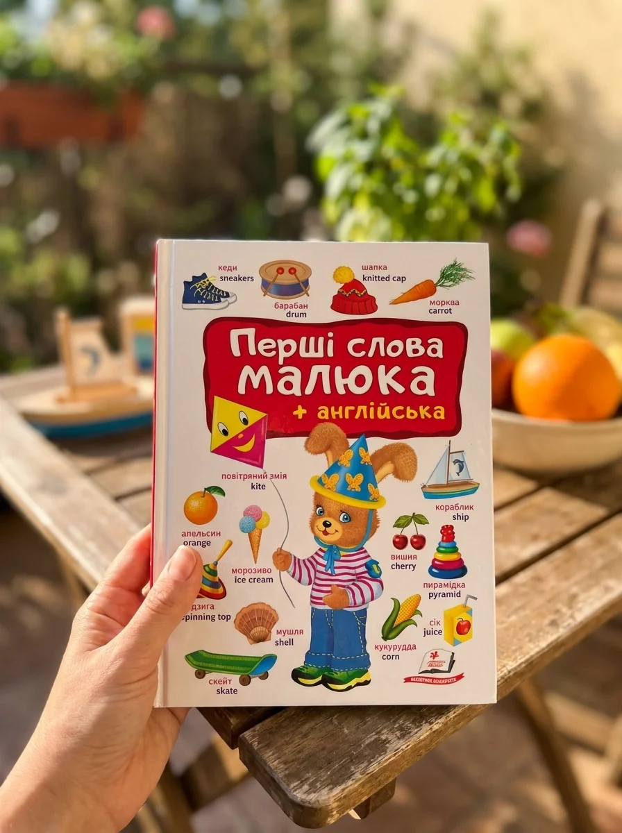 Перші слова малюка + англійська (Пегас) — Ярова Т., обкладинка