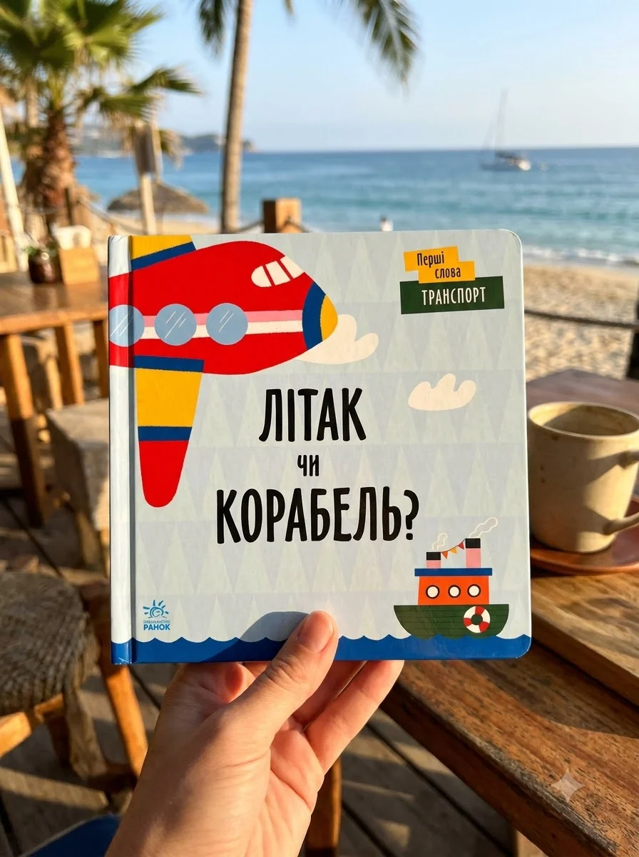 Перші слова. Транспорт. Літак чи корабель? — фото 2