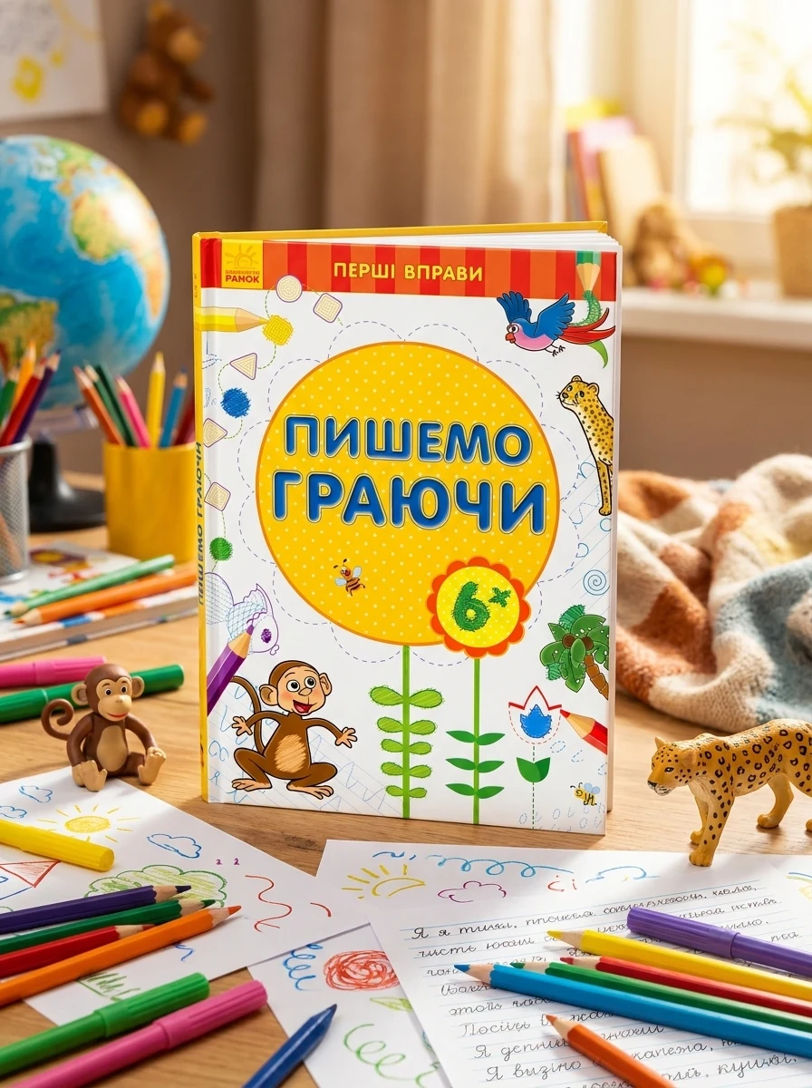Перші вправи. Пишемо граючи 6+, — Вивчення мов