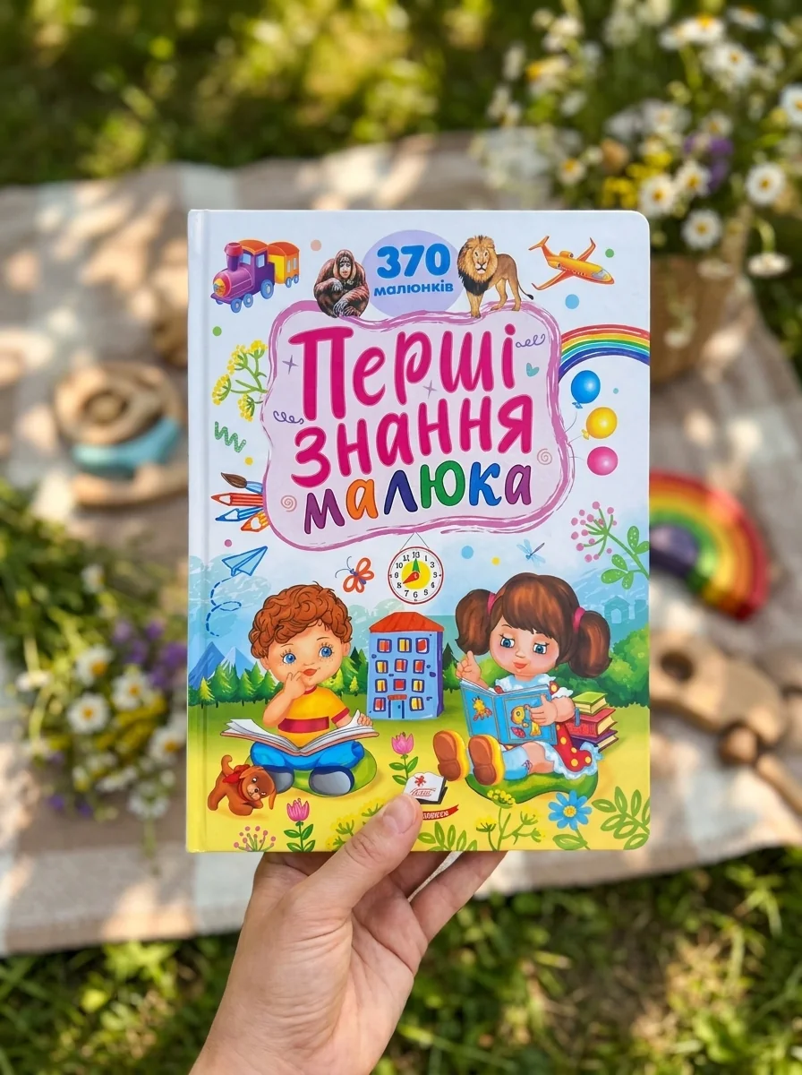 Перші знання малюка. 370 малюнків, обкладинка