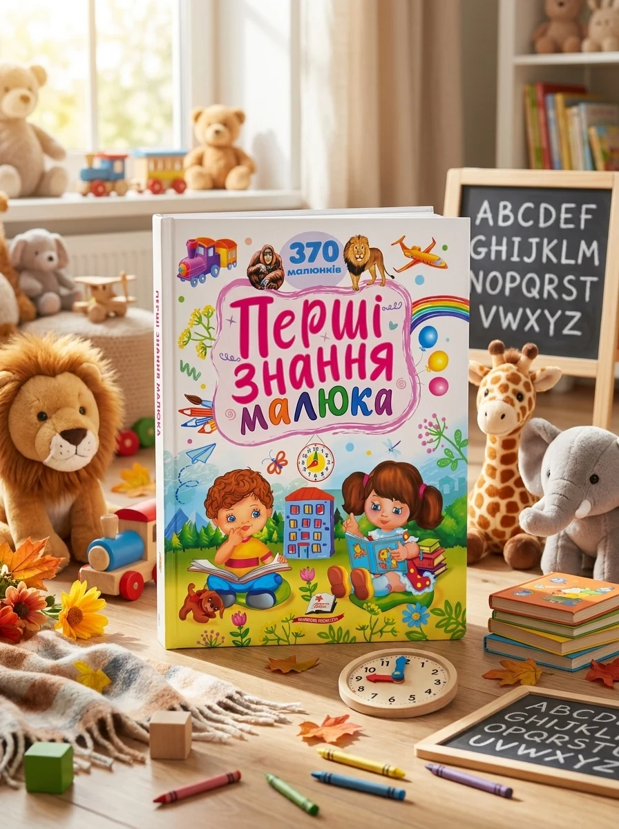 Перші знання малюка. 370 малюнків — Дитячі книги