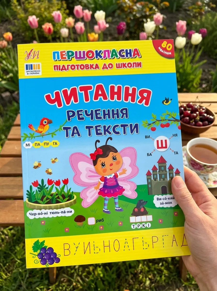 Першокласна підготовка до школи. Читання. Речення та тексти — фото 2