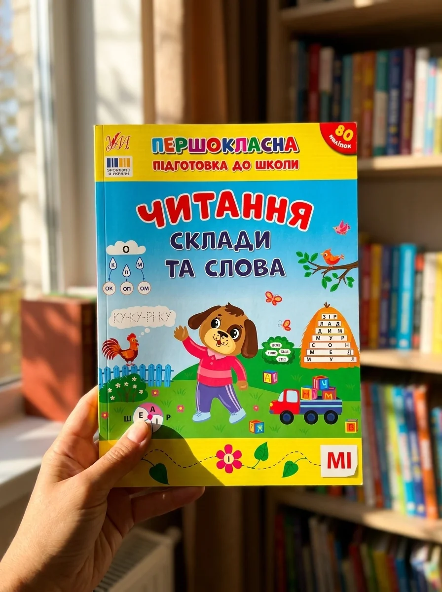 Першокласна підготовка до школи. Читання. Склади та слова — Підготовка до школи