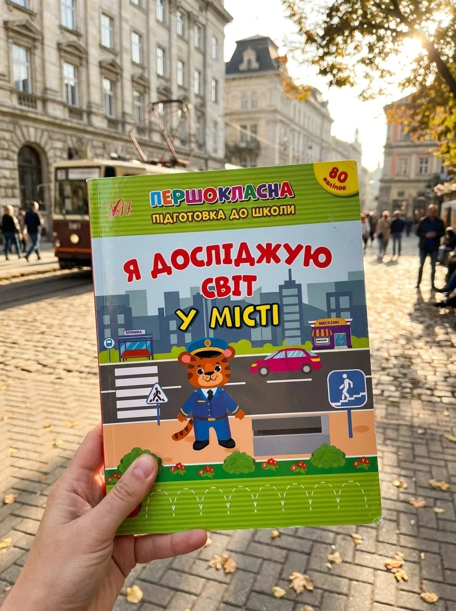 Першокласна підготовка до школи. Я досліджую світ. У місті — Дитяча література