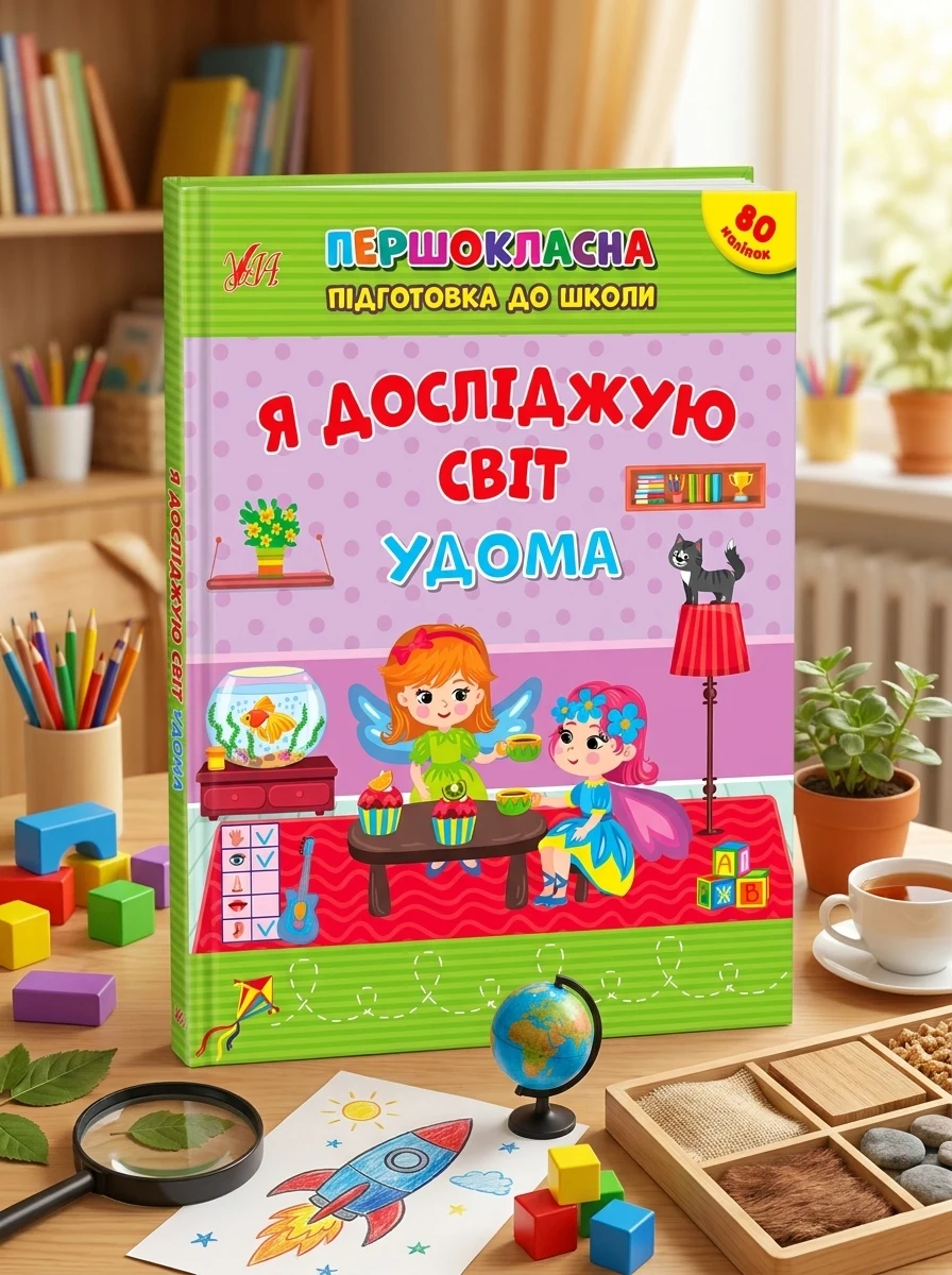 Першокласна підготовка до школи. Я досліджую світ. Удома — Дитяча література