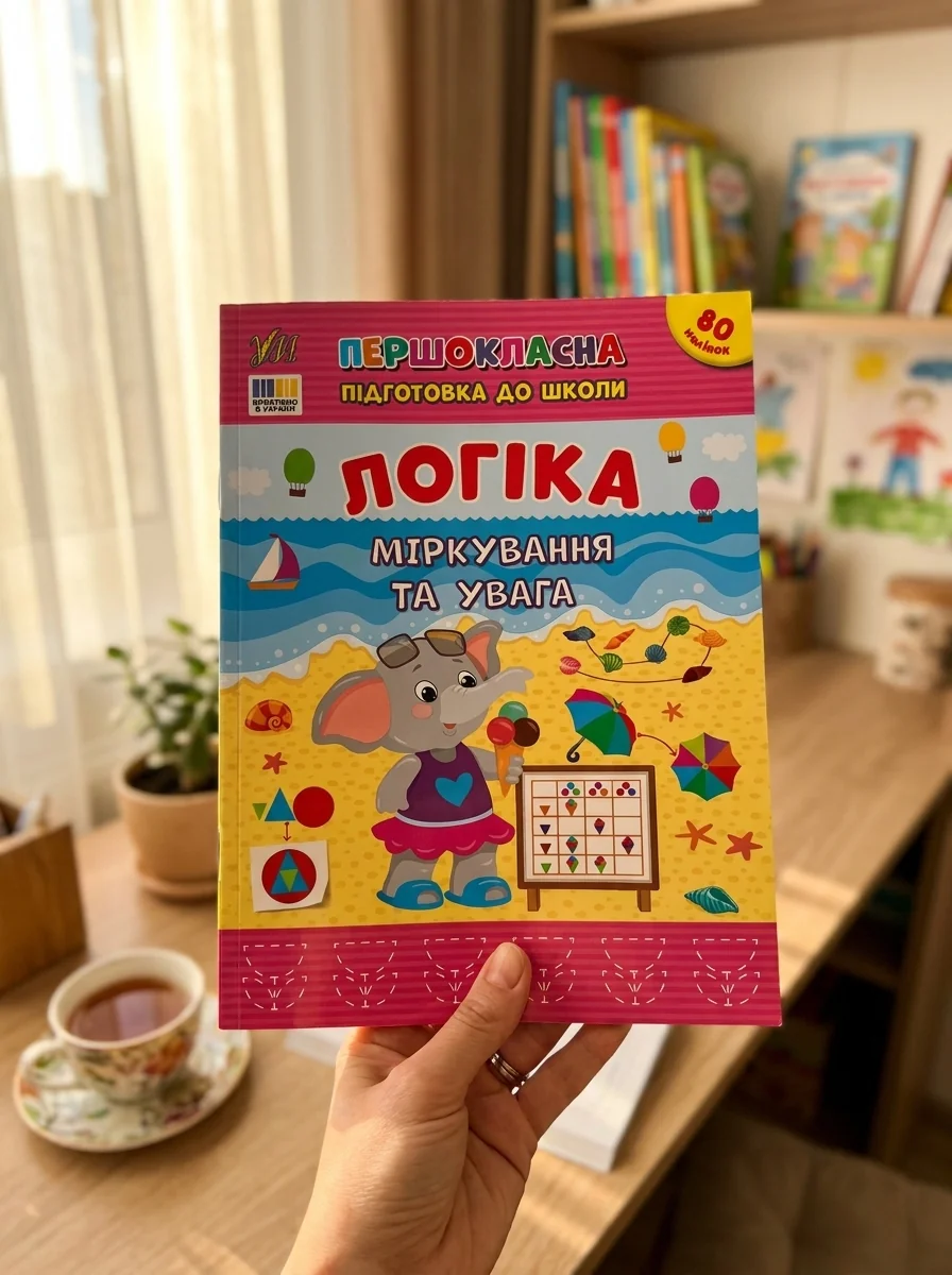 Першокласна підготовка до школи. Логіка. Міркування та увага — фото 2
