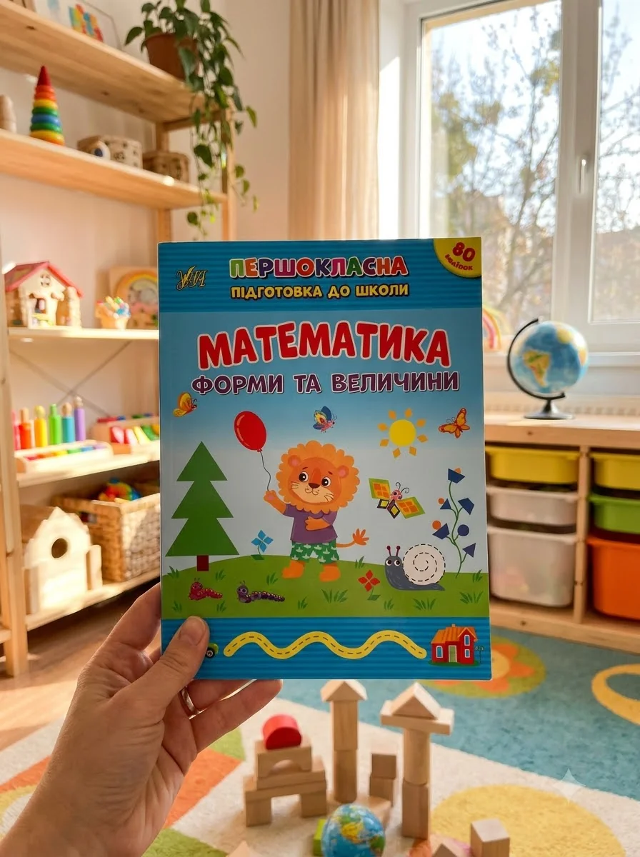 Першокласна підготовка до школи. Математика. Форми та величини — фото 2