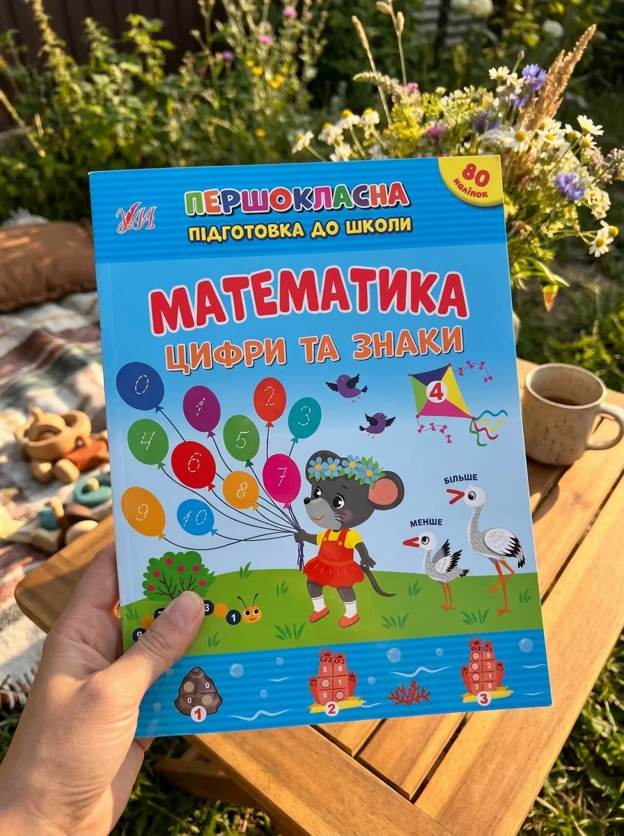 Першокласна підготовка до школи. Математика. Цифри та знаки — фото 2