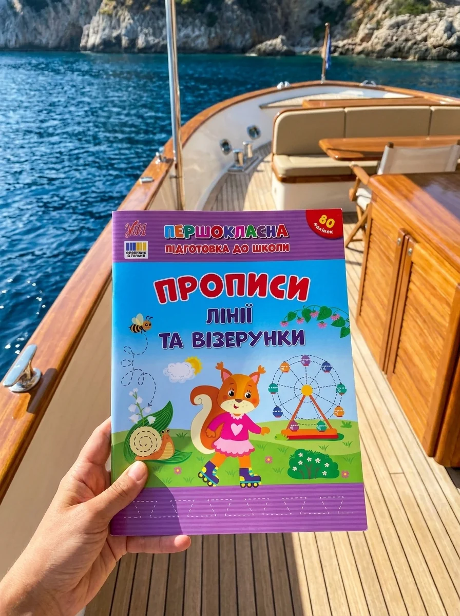 Першокласна підготовка до школи. Прописи. Лінії та візерунки — фото 2